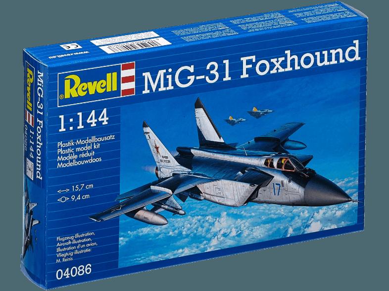 REVELL 64086 MIG-31 Foxhound Weiß