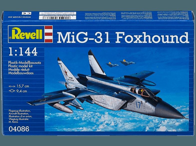 REVELL 64086 MIG-31 Foxhound Weiß