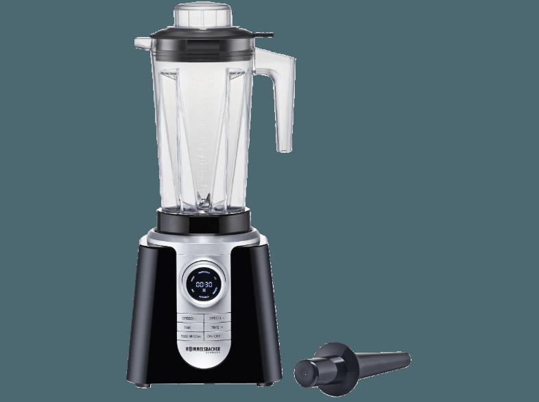 ROMMELSBACHER MXH 1500 Standmixer Schwarz/ silber (1500 Watt, 2 Liter/Jahr), ROMMELSBACHER, MXH, 1500, Standmixer, Schwarz/, silber, 1500, Watt, 2, Liter/Jahr,