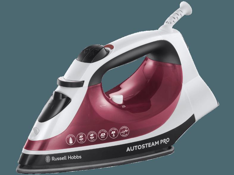 RUSSELL HOBBS 18680-56 Auto Steam Pro  (2400 Watt, Antihaftversiegelte Bügelsohle mit Dampflöchern)