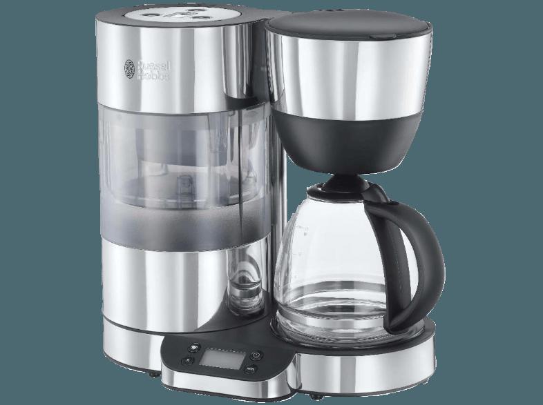 RUSSELL HOBBS 20770-56 Clarity Kaffeemaschine Edelstahl/Schwarz (Glaskanne, Brausekopf-Technologie für eine bessere Kaffee-Extraktion und ein hervorr