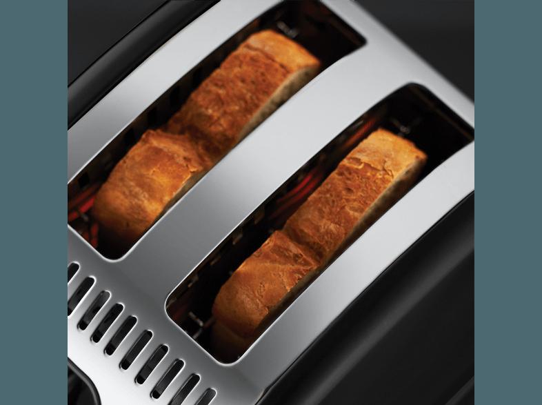 RUSSELL HOBBS 21293-56 Legacy Black Toaster Edelstahl/Schwarz (1300 Watt, Schlitze: 2 extra breite Toastschlitze), RUSSELL, HOBBS, 21293-56, Legacy, Black, Toaster, Edelstahl/Schwarz, 1300, Watt, Schlitze:, 2, extra, breite, Toastschlitze,