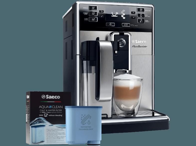 SAECO HD8927/01 PicoBaristo Kaffeevollautomat (Keramik, 1.8 Liter, Silber/Schwarz)