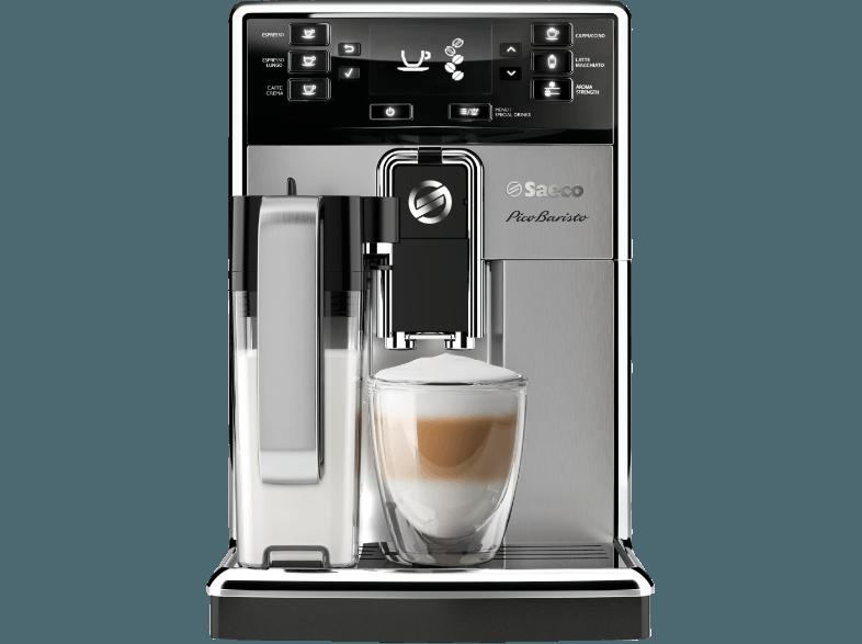 SAECO HD8927/01 PicoBaristo Kaffeevollautomat (Keramik, 1.8 Liter, Silber/Schwarz)