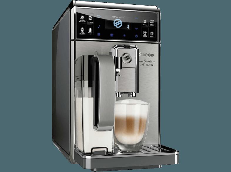 SAECO HD8978/01 Gran Baristo Avanti Kaffeevollautomat (Scheibenmahlwerk aus Keramik, 1.7 Liter, Stahlgrau)