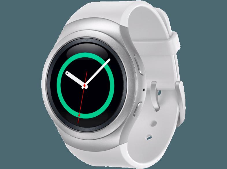 SAMSUNG Gear S2 Weiß/Silber (Smart Watch), SAMSUNG, Gear, S2, Weiß/Silber, Smart, Watch,