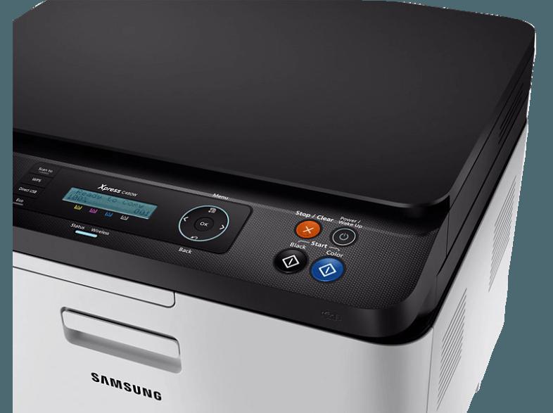 SAMSUNG Xpress C480W Elektrofotografisch mit Halbleiterlaser 3-in-1 Multifunktionsdrucker WLAN