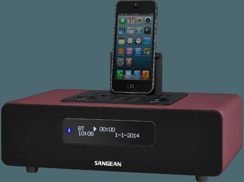 SANGEAN DDR-38 BT DAB   (UKW, FM (UKW), DAB , Rot)