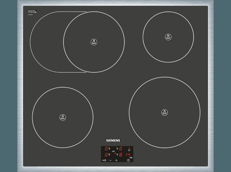 SIEMENS EI 645 BB 17 Induktions-Kochfelder (583 mm breit, 4 Kochfelder)