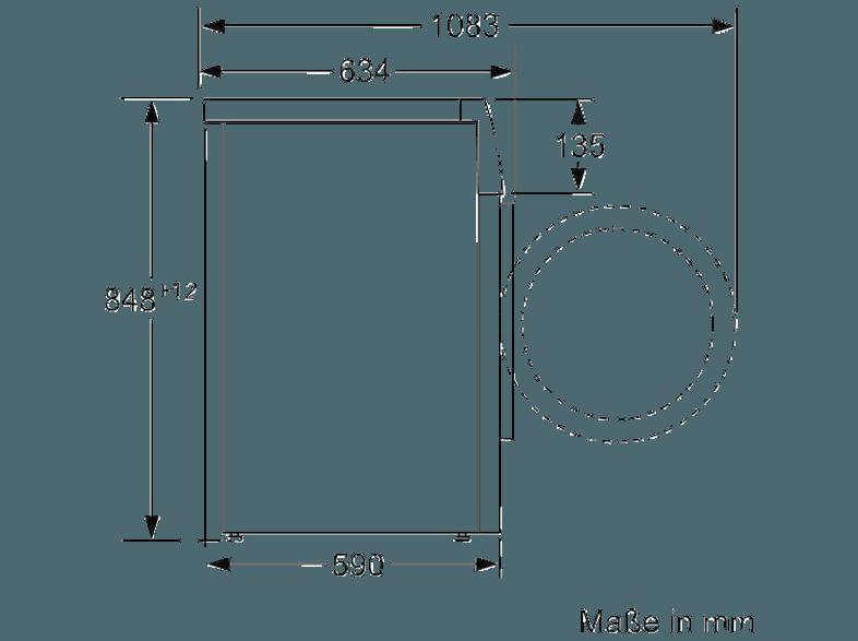 SIEMENS WM14W570 Waschmaschine (8 kg, 1400 U/Min, A   ), SIEMENS, WM14W570, Waschmaschine, 8, kg, 1400, U/Min, A, ,