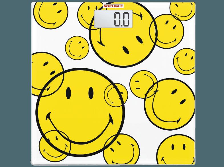 SOEHNLE 63777 SMILEY BE HAPPY Personenwaage (Max. Tragkraft: 180 kg), SOEHNLE, 63777, SMILEY, BE, HAPPY, Personenwaage, Max., Tragkraft:, 180, kg,