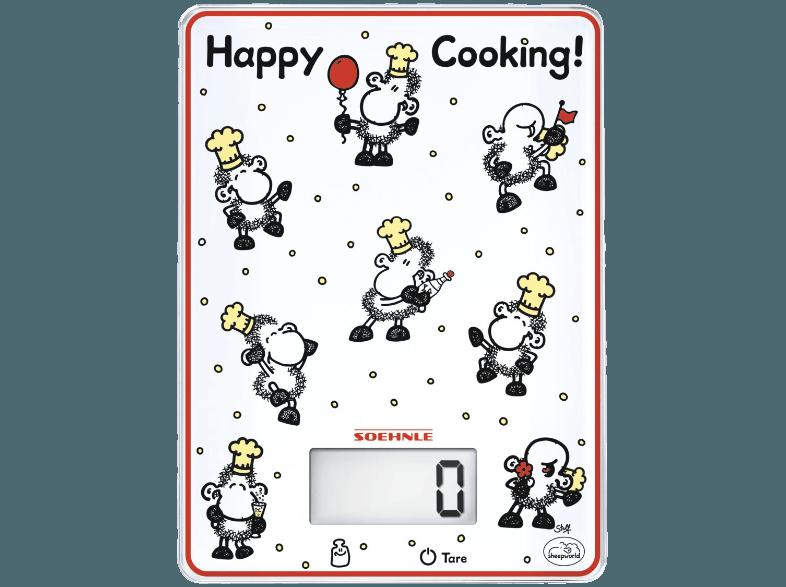 SOEHNLE 66303 SHEEPWORLD HAPPY COOKING Küchenwaage (Max. Tragkraft: 5 kg), SOEHNLE, 66303, SHEEPWORLD, HAPPY, COOKING, Küchenwaage, Max., Tragkraft:, 5, kg,