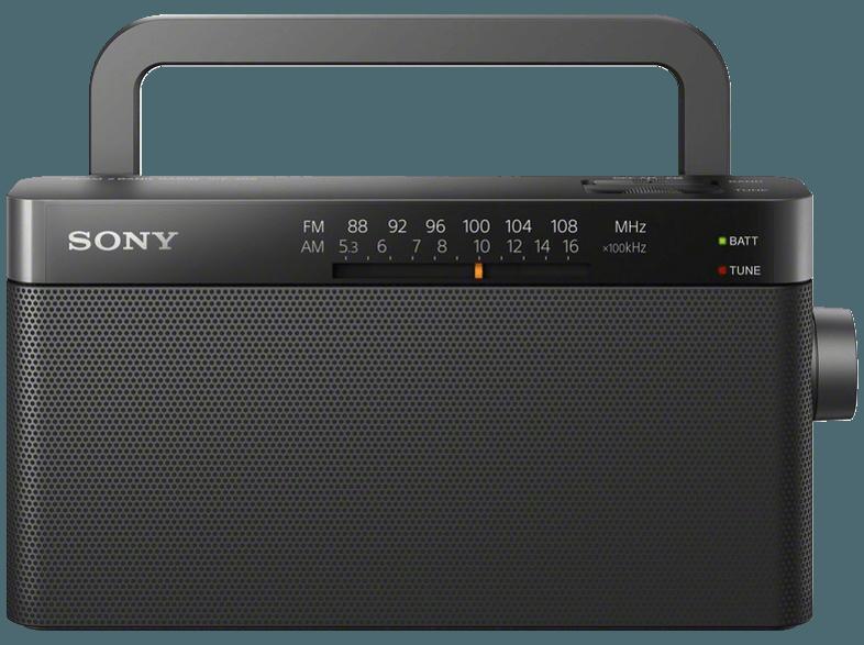 SONY ICF 306  (Analog, FM, AM, Schwarz)