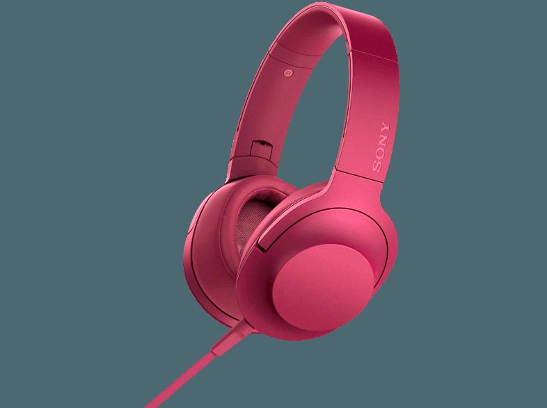 SONY MDR-100AAP High-Res, BuegelKopfhörer,40 mm  Treibereinheit, faltbar, Headset, bis zu 60 kHz , Pink Kopfhörer Pink