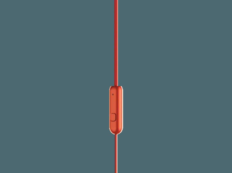 SONY MDR-EX750 In-Ohr Kopfhörer, 9 mm High-Res, Treibereinheit, digitales Noise Cancelling, Headset Kopfhörer Rot