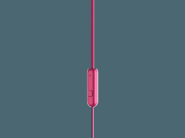 SONY MDR-EX750 In-Ohr Kopfhörer, 9 mm High-Res, Treibereinheit, digitales Noise Cancelling, Headset, Pink Kopfhörer Pink