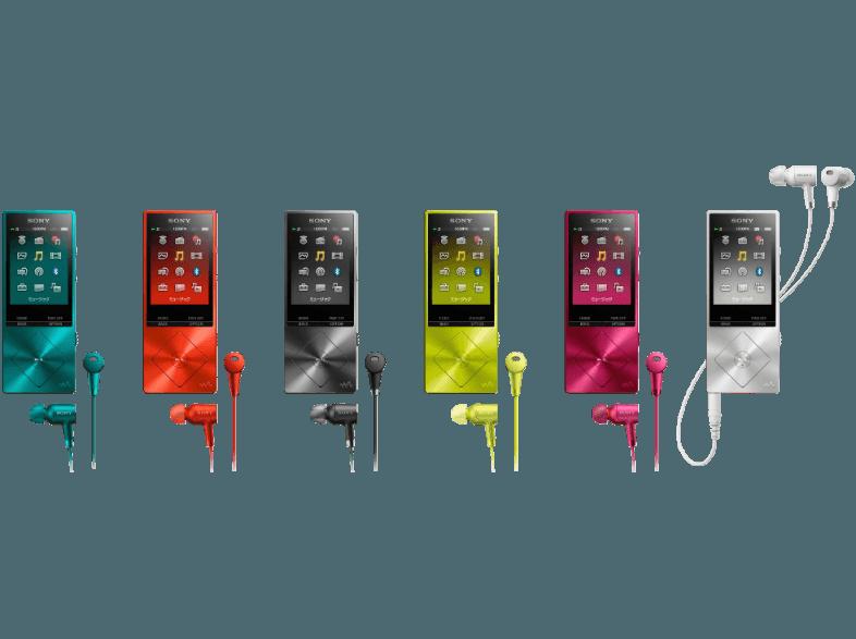 SONY NW-A25HN High Resolution Audio Walkman mit Noise Cancelling, rot