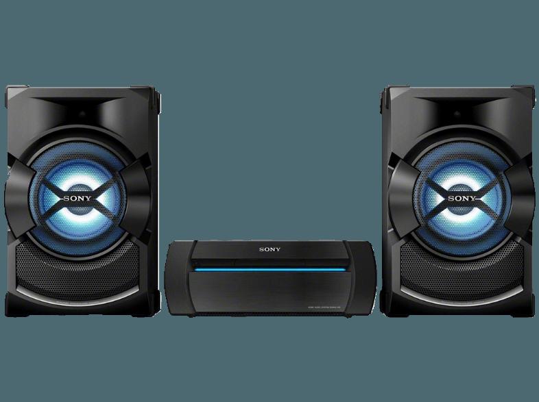 SONY SHAKE-X1 HiFi Kompaktanlage (CD-R, CD-RW, DVD R/R DL/RW, DVD-RW, VCD, Schwarz)