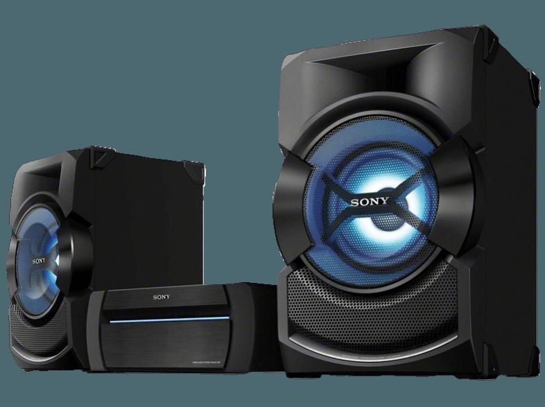 SONY SHAKE-X1 HiFi Kompaktanlage (CD-R, CD-RW, DVD R/R DL/RW, DVD-RW, VCD, Schwarz)