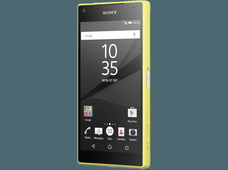 SONY Xperia Z5 Compact 32 GB Gelb, SONY, Xperia, Z5, Compact, 32, GB, Gelb