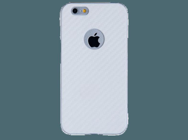 SPADA Back Case - Carbon-Look - Apple iPhone 6/6S - Weiß Back Case iPhone 6/6S