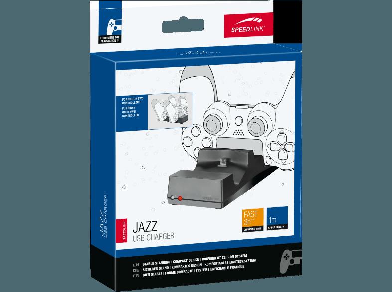 SPEEDLINK JAZZ USB Ladestation  - für PS4, SPEEDLINK, JAZZ, USB, Ladestation, PS4