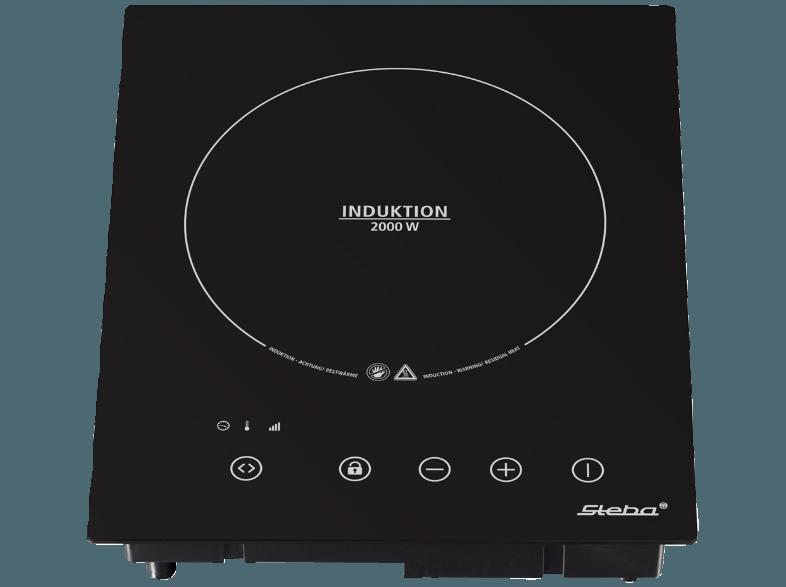 STEBA IK 60E Induktion-Kochfeld (2000 Watt, Kochfelder: 1, Glaskeramik)