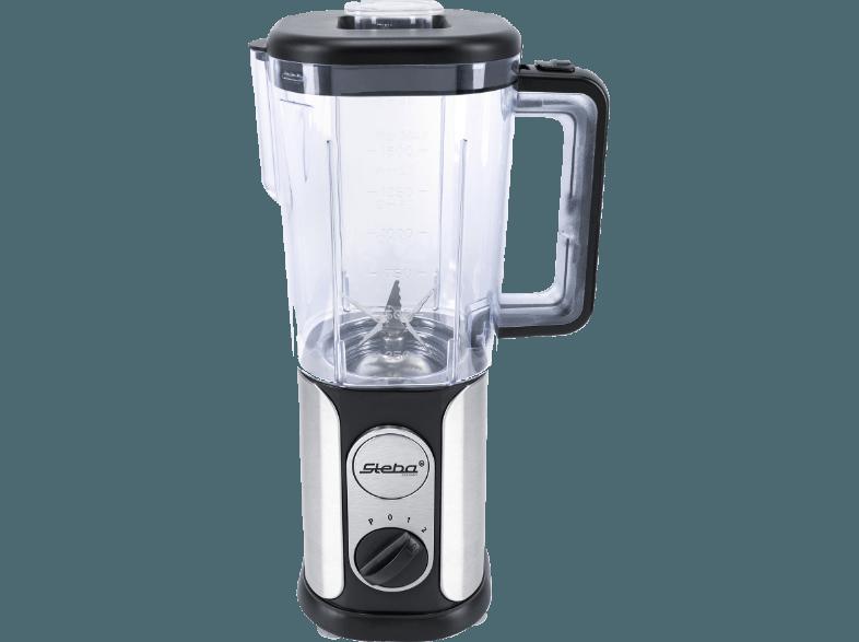 STEBA MX 3 Standmixer Edelstahl/Schwarz (1000 Watt, 1.5 Liter), STEBA, MX, 3, Standmixer, Edelstahl/Schwarz, 1000, Watt, 1.5, Liter,