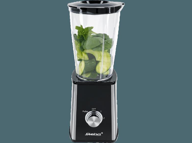 STEBA SB 2 Smoothie-Maker Edelstahl/Schwarz (300 Watt, 0.6 Liter), STEBA, SB, 2, Smoothie-Maker, Edelstahl/Schwarz, 300, Watt, 0.6, Liter,