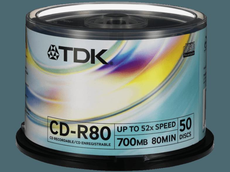 TDK CD-R 80 CBA 50er CD-R 50x CD-R Medien