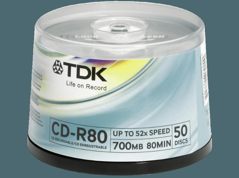 TDK CD-R 80 CBA 50er CD-R 50x CD-R Medien
