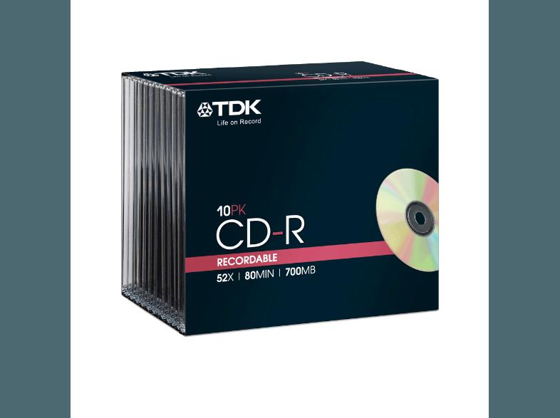 TDK CD-R 80 SCA 10er CD-R 10x CD-R Medien