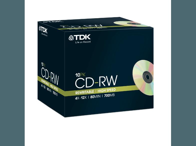 TDK CD-RW 700 HJCA 10er CD-RW 10x CD-RW Medien