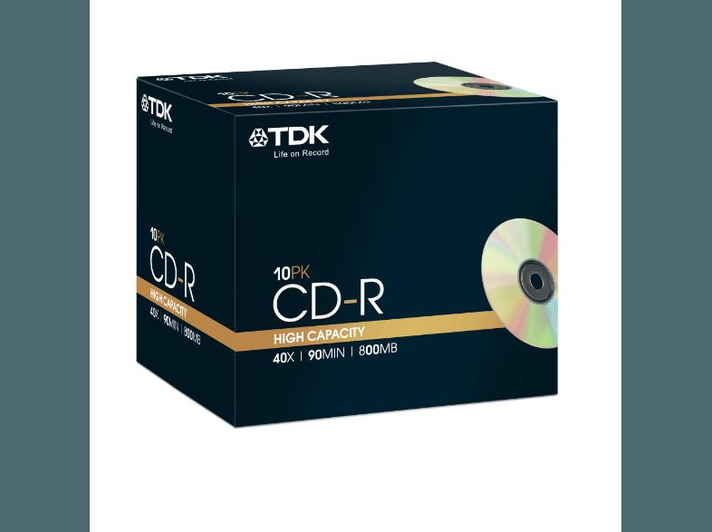 TDK HC-R90 JCA CD-R 10er CD-R 10x CD-R Medien
