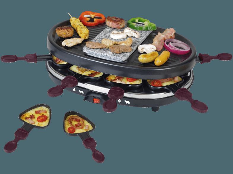 TEAM-KALORIK RAC 1003 CS Raclette für 8 Personen 900 Watt, TEAM-KALORIK, RAC, 1003, CS, Raclette, 8, Personen, 900, Watt