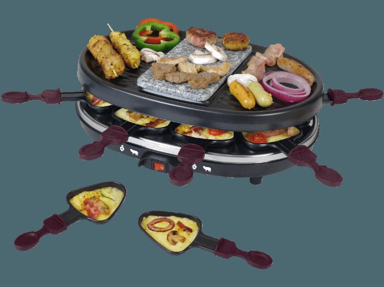 TEAM-KALORIK RAC 1003 CS Raclette für 8 Personen 900 Watt, TEAM-KALORIK, RAC, 1003, CS, Raclette, 8, Personen, 900, Watt