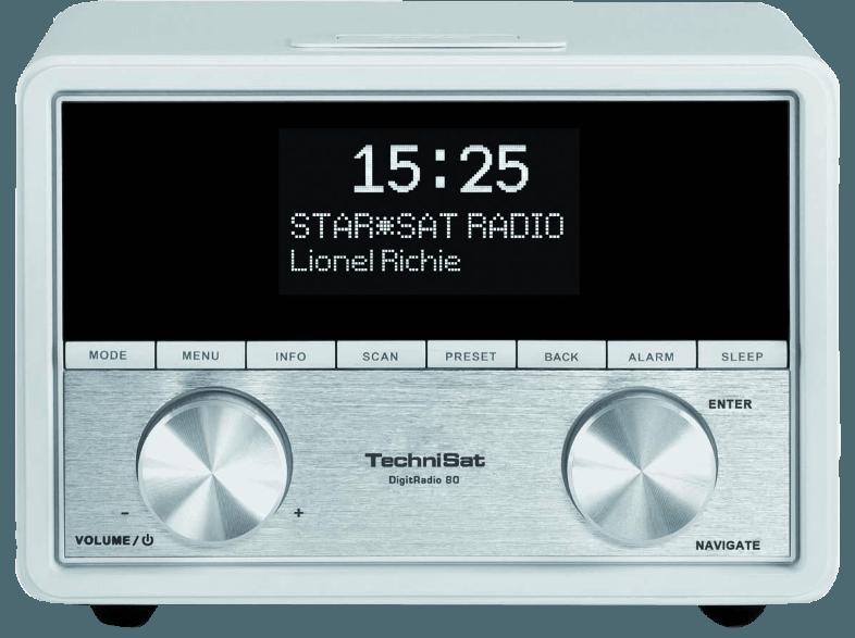 TECHNISAT 0001/4959  (Stereoradio, UKW, DAB, DAB , Weiß)