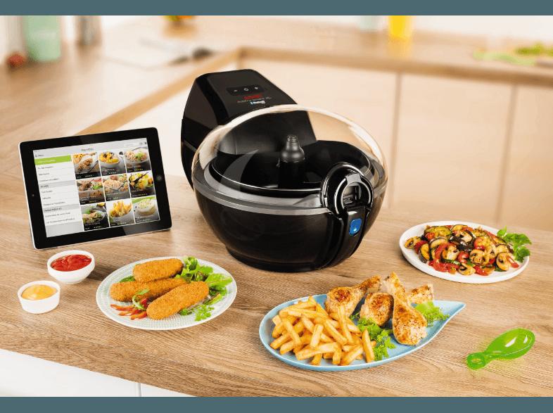 TEFAL AH 9808 ActiFry Smart XL Fritteuse Schwarz (1500 g, 1.55 kW)