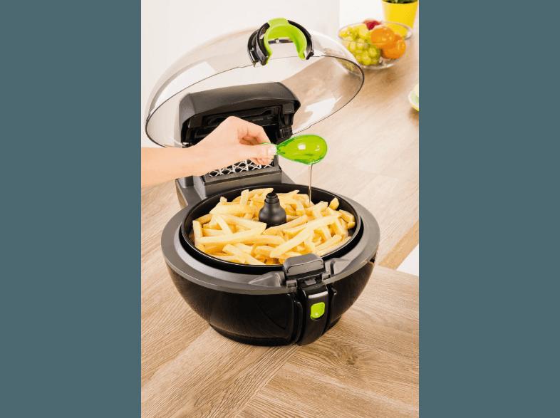 TEFAL AH 9808 ActiFry Smart XL Fritteuse Schwarz (1500 g, 1.55 kW)