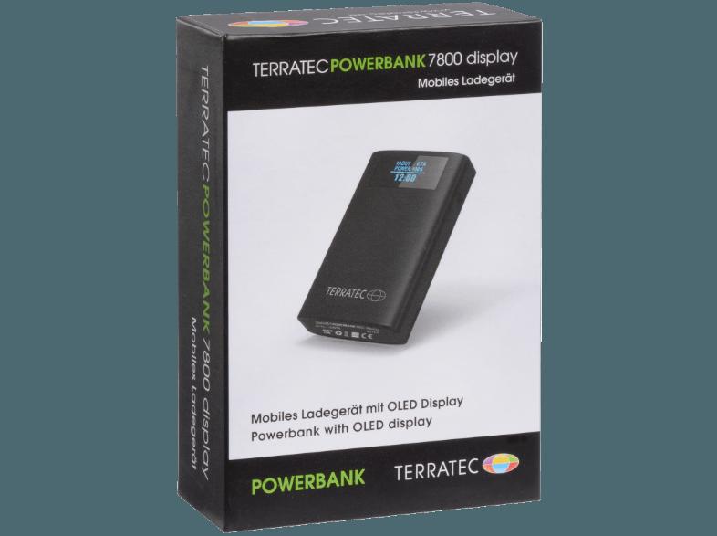 TERRATEC Powerbank 7800 Display Powerbank 7800 mAh Schwarz