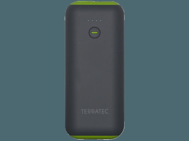 TERRATEC Powerbank P2 Powerbank 5200 mAh Anthrazit/Grün, TERRATEC, Powerbank, P2, Powerbank, 5200, mAh, Anthrazit/Grün