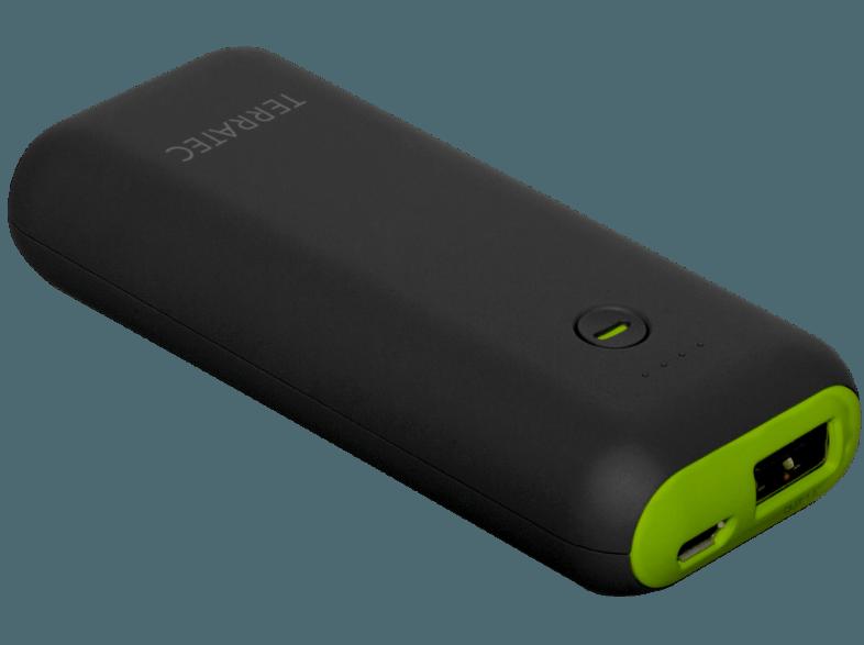 TERRATEC Powerbank P2 Powerbank 5200 mAh Anthrazit/Grün