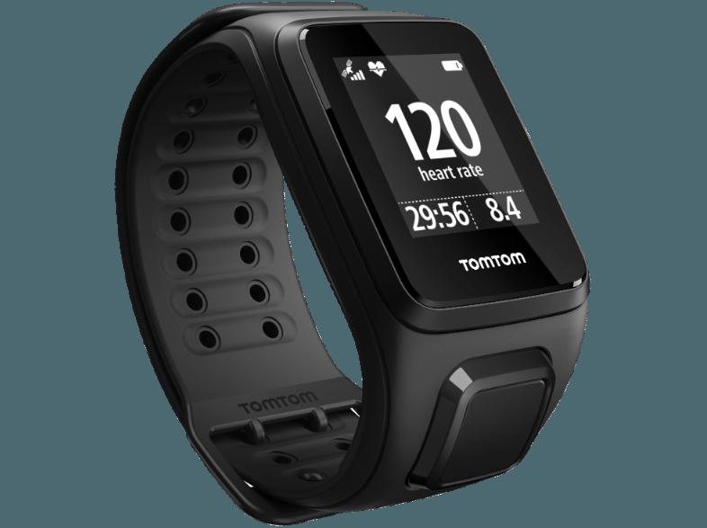 TOMTOM Spark Cardio inkl. Music Large und Bluetooth-Ohrhörer Fitness