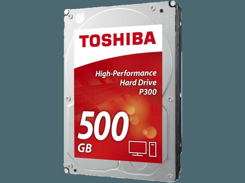 TOSHIBA HDWD105EZSTA P300  500 GB 3.5 Zoll intern, TOSHIBA, HDWD105EZSTA, P300, 500, GB, 3.5, Zoll, intern