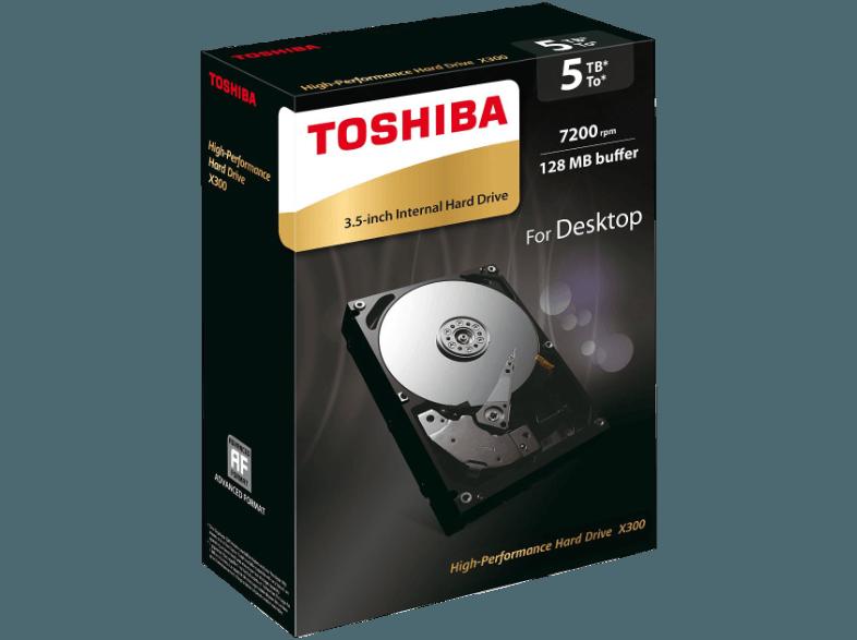 TOSHIBA HDWE150EZSTA X300  5 TB 3.5 Zoll intern