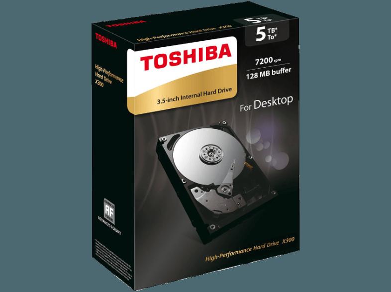 TOSHIBA HDWE150EZSTA X300  5 TB 3.5 Zoll intern, TOSHIBA, HDWE150EZSTA, X300, 5, TB, 3.5, Zoll, intern