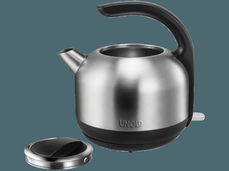 UNOLD 18755 Kessel Blitzkocher Kessel Edelstahl/Schwarz (2200 Watt, 1.7 Liter)