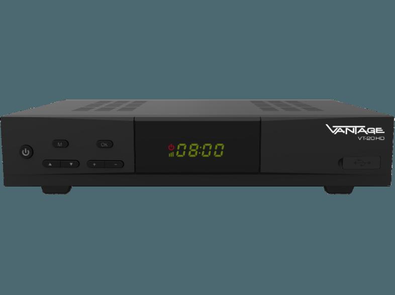 VANTAGE VT-20 HD Sat-Receiver (HDTV, DVB-S2, Schwarz)