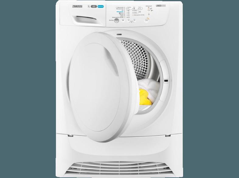 ZANUSSI ZDH 7332 PZ Kondensationstrockner mit Wärmepumpentechnologie (7 kg, A ), ZANUSSI, ZDH, 7332, PZ, Kondensationstrockner, Wärmepumpentechnologie, 7, kg, A,