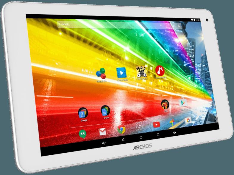 ARCHOS 101C Platinum 16 GB Flash  Tablet Weiß (Frontseite), Silber/Magnesium (Rückseite)